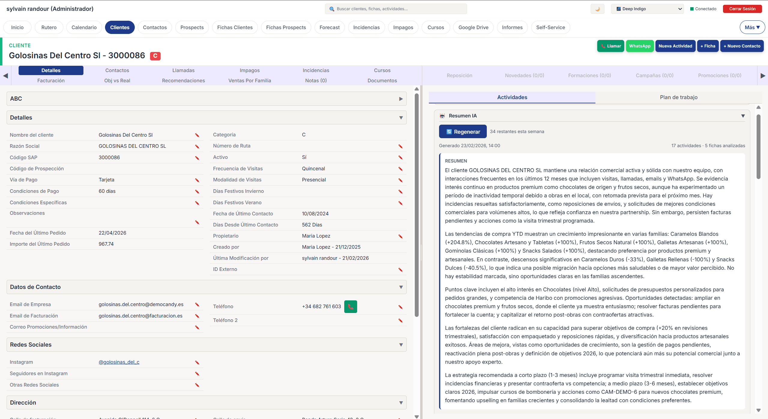La IA lee el historial del cliente y te dice en 10 segundos lo que antes tardabas 20 minutos en descubrir